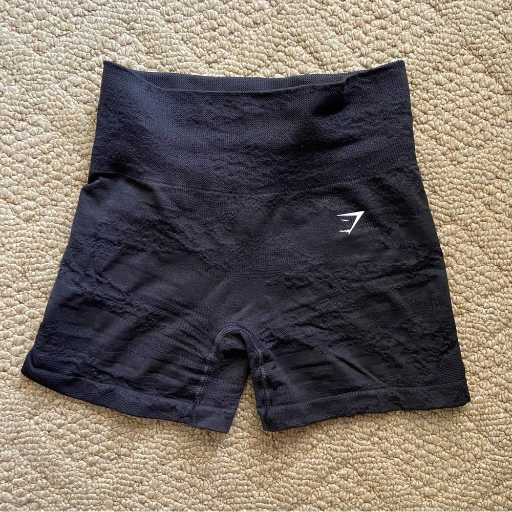 Gymshark Black Adapt Camo Seamless Shorts